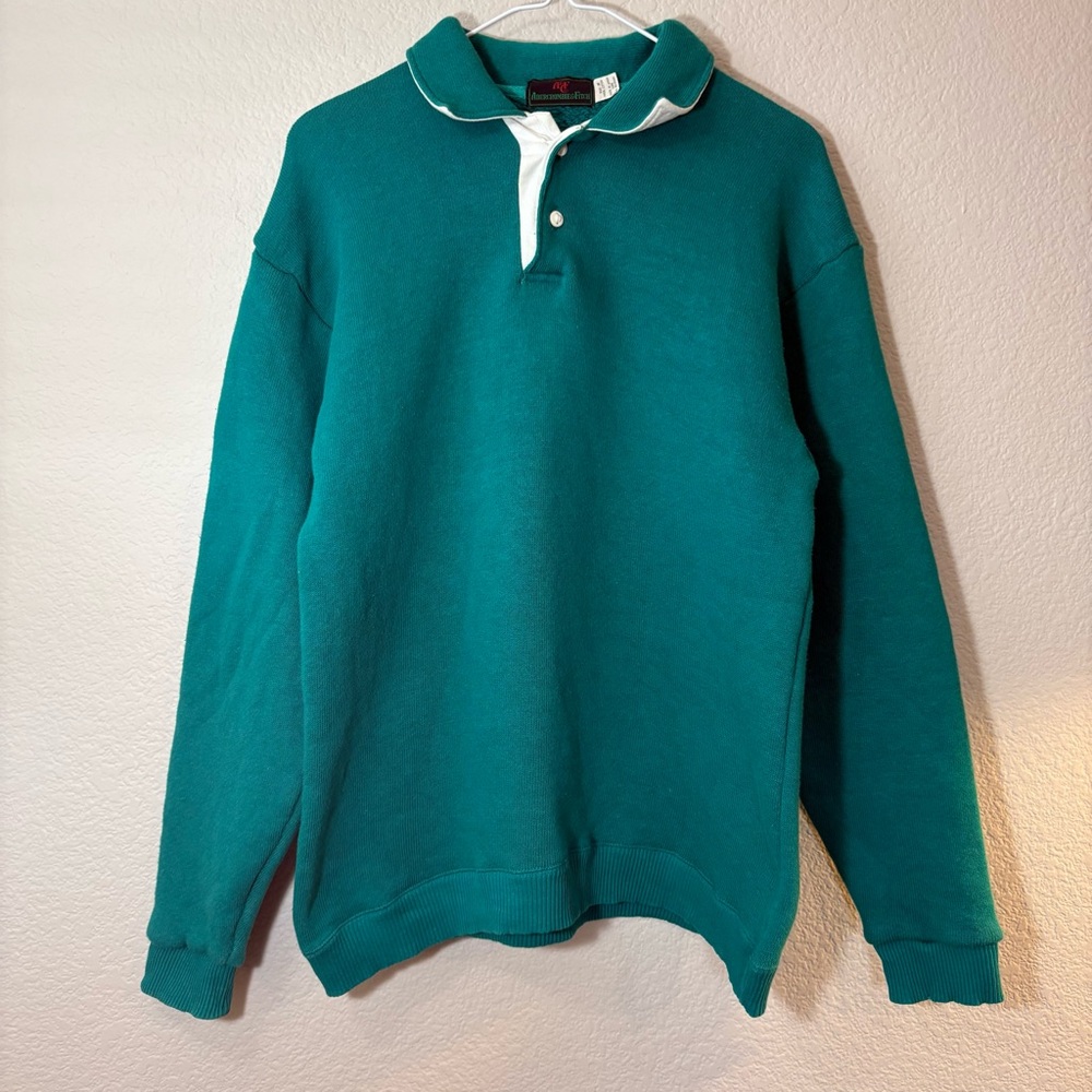 Vintage Abercrombie & Fitch Made In Japan Rugby Sweatshirt M